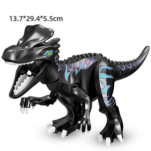 Planet Gates Jurassic Dino World Large Dinosaurs Figures Bricks Building Blocks Velociraptor T-Rex Triceratops Indominus Rex Toys For Kids