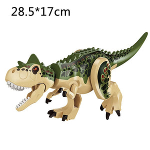 Planet Gates Jurassic Dino World Large Dinosaurs Figures Bricks Building Blocks Velociraptor T-Rex Triceratops Indominus Rex Toys For Kids