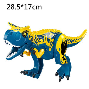 Planet Gates Jurassic Dino World Large Dinosaurs Figures Bricks Building Blocks Velociraptor T-Rex Triceratops Indominus Rex Toys For Kids