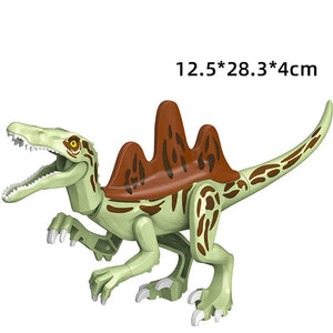 Planet Gates Jurassic Dino World Large Dinosaurs Figures Bricks Building Blocks Velociraptor T-Rex Triceratops Indominus Rex Toys For Kids