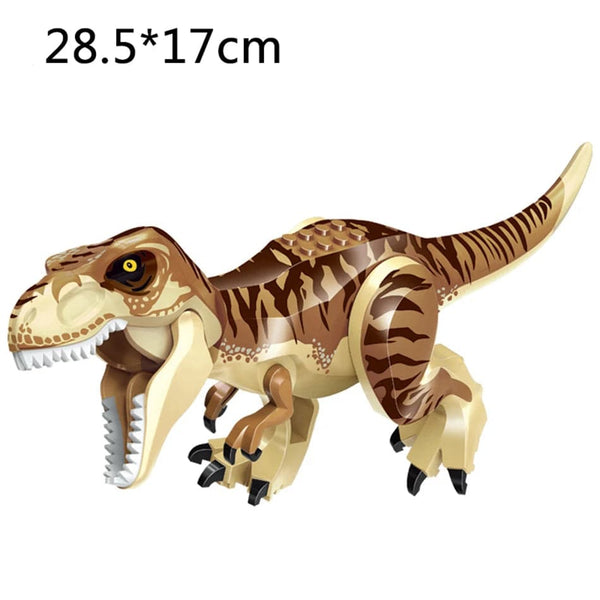 Planet Gates Jurassic Dino World Large Dinosaurs Figures Bricks Building Blocks Velociraptor T-Rex Triceratops Indominus Rex Toys For Kids