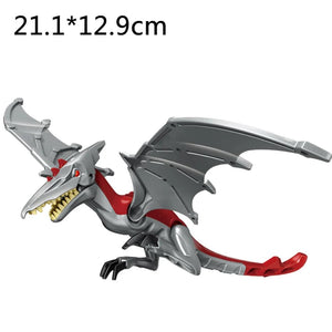 Planet Gates Jurassic Dino World Large Dinosaurs Figures Bricks Building Blocks Velociraptor T-Rex Triceratops Indominus Rex Toys For Kids