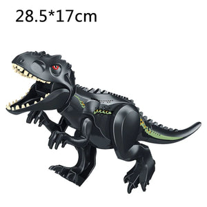 Planet Gates Jurassic Dino World Large Dinosaurs Figures Bricks Building Blocks Velociraptor T-Rex Triceratops Indominus Rex Toys For Kids