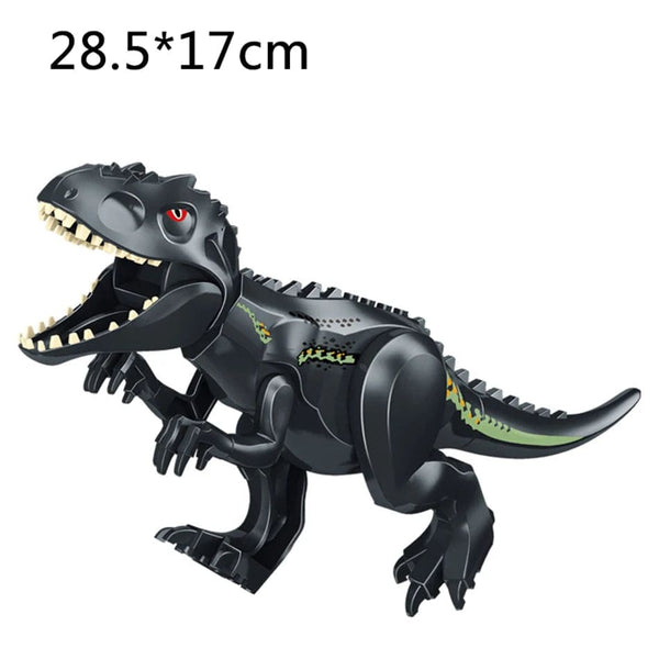 Planet Gates Jurassic Dino World Large Dinosaurs Figures Bricks Building Blocks Velociraptor T-Rex Triceratops Indominus Rex Toys For Kids