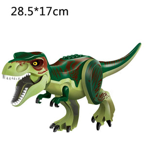 Planet Gates Jurassic Dino World Large Dinosaurs Figures Bricks Building Blocks Velociraptor T-Rex Triceratops Indominus Rex Toys For Kids
