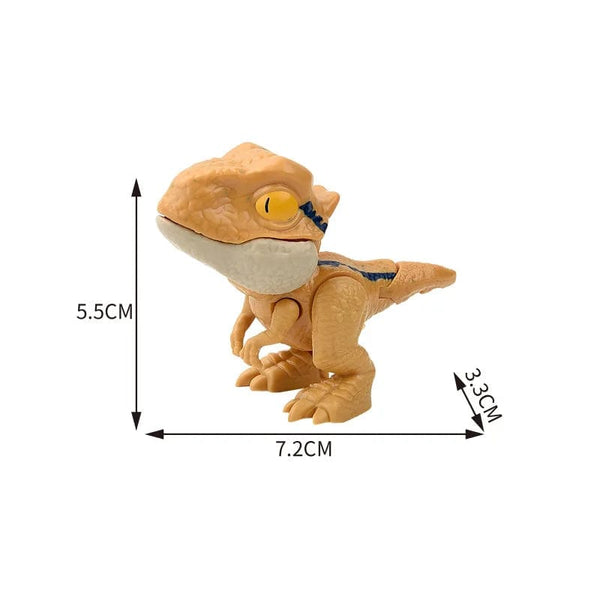 Planet Gates Jurassic Finger Dinosaur Triceratops Tyrannosaurus Model Toys for Kids Creative Finger Biting Dinosaurs Interactive Toy Boy Gift
