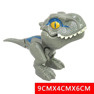 Planet Gates Jurassic Finger Dinosaur Triceratops Tyrannosaurus Model Toys for Kids Creative Finger Biting Dinosaurs Interactive Toy Boy Gift