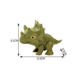 Planet Gates Jurassic Finger Dinosaur Triceratops Tyrannosaurus Model Toys for Kids Creative Finger Biting Dinosaurs Interactive Toy Boy Gift