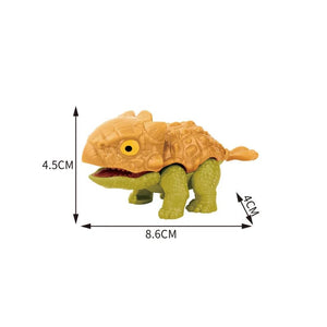Planet Gates Jurassic Finger Dinosaur Triceratops Tyrannosaurus Model Toys for Kids Creative Finger Biting Dinosaurs Interactive Toy Boy Gift