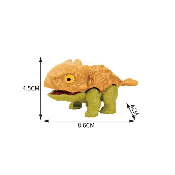 Planet Gates Jurassic Finger Dinosaur Triceratops Tyrannosaurus Model Toys for Kids Creative Finger Biting Dinosaurs Interactive Toy Boy Gift