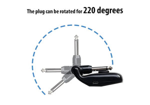 Planet Gates JW-03 / CHINA JOYO JW-03 Wireless Guitar System 2.4GHz 4 Channels Wireless Guitar Transmitter and Receiver for Electric Guitar Bass Amplifier