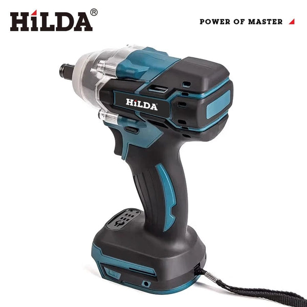 Planet Gates JXP3396 HILDA 18V Electric Impact Wrench Rechargeable 1/2 Socket Wrench Cordless Without Battery High Power Impact in Car Repair