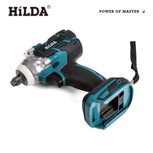 Planet Gates JXP3396 HILDA 18V Electric Impact Wrench Rechargeable 1/2 Socket Wrench Cordless Without Battery High Power Impact in Car Repair