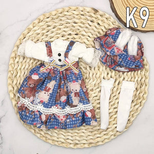 Planet Gates K-13 clothes / 30 cm 30cm Bjd Dolls Princess Full Set 1/6 Anime Bjd With Clothes 23 Joint Movable Body 3D Eyes Girls Dress Up Birthday Gifts Toys
