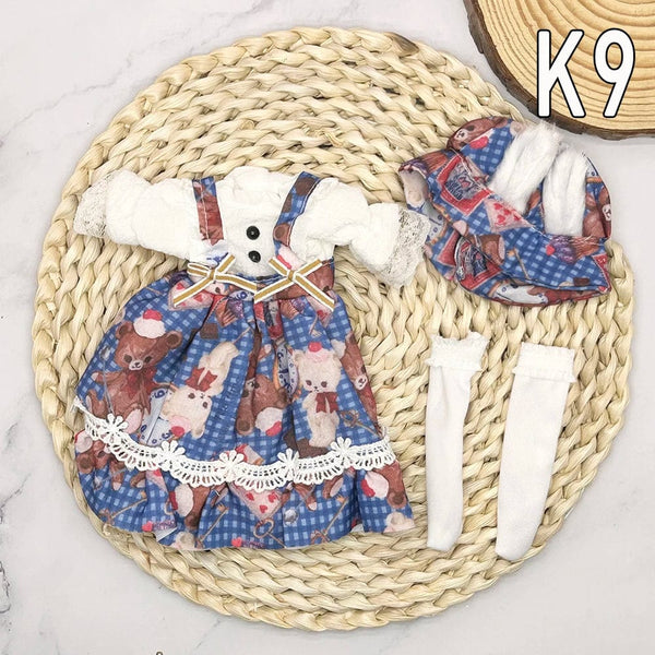 Planet Gates K-13 clothes / 30 cm 30cm Bjd Dolls Princess Full Set 1/6 Anime Bjd With Clothes 23 Joint Movable Body 3D Eyes Girls Dress Up Birthday Gifts Toys