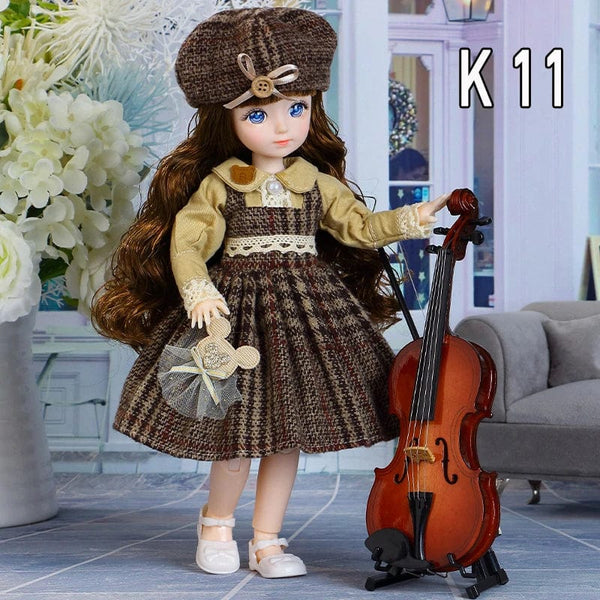 Planet Gates K-13 clothes / 30 cm 30cm Bjd Dolls Princess Full Set 1/6 Anime Bjd With Clothes 23 Joint Movable Body 3D Eyes Girls Dress Up Birthday Gifts Toys