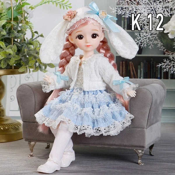 Planet Gates K-13 clothes / 30 cm 30cm Bjd Dolls Princess Full Set 1/6 Anime Bjd With Clothes 23 Joint Movable Body 3D Eyes Girls Dress Up Birthday Gifts Toys