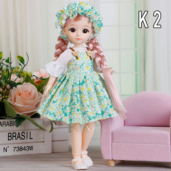 Planet Gates K-13 clothes / 30 cm 30cm Bjd Dolls Princess Full Set 1/6 Anime Bjd With Clothes 23 Joint Movable Body 3D Eyes Girls Dress Up Birthday Gifts Toys