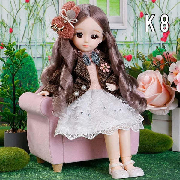 Planet Gates K-13 clothes / 30 cm 30cm Bjd Dolls Princess Full Set 1/6 Anime Bjd With Clothes 23 Joint Movable Body 3D Eyes Girls Dress Up Birthday Gifts Toys