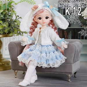 Planet Gates K-13 clothes / 30 cm 30cm Bjd Dolls Princess Full Set 1/6 Anime Bjd With Clothes 23 Joint Movable Body 3D Eyes Girls Dress Up Birthday Gifts Toys