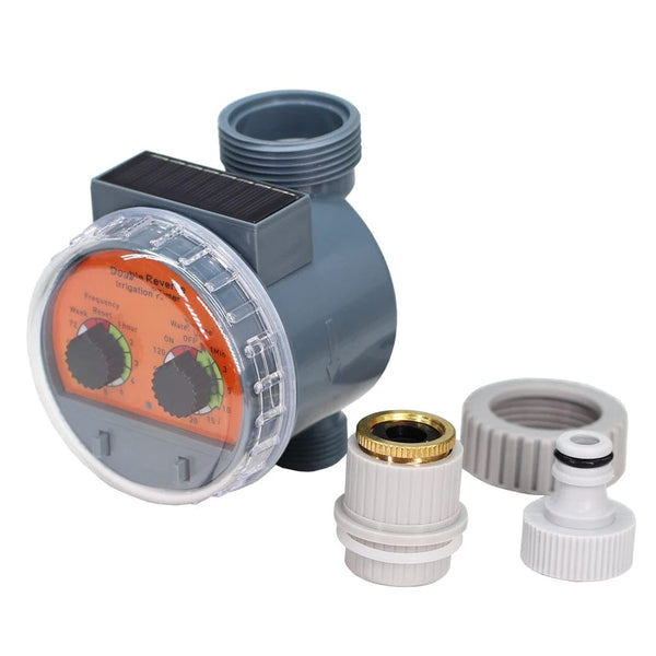 Planet Gates K MUCIAKIE Type A Solar Power Ball Valve Timers Home Garden Watering Irrigation Automatic Controller Waterproof 1/2 3/4'' Thread