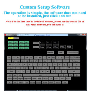 Planet Gates K03 White USB Macro Custom Mini Keyboard 12 Keys 2 Knob Programming DIY Mechanical Keyboard Gaming Drawing Switch Portable Hot-swap Keypad