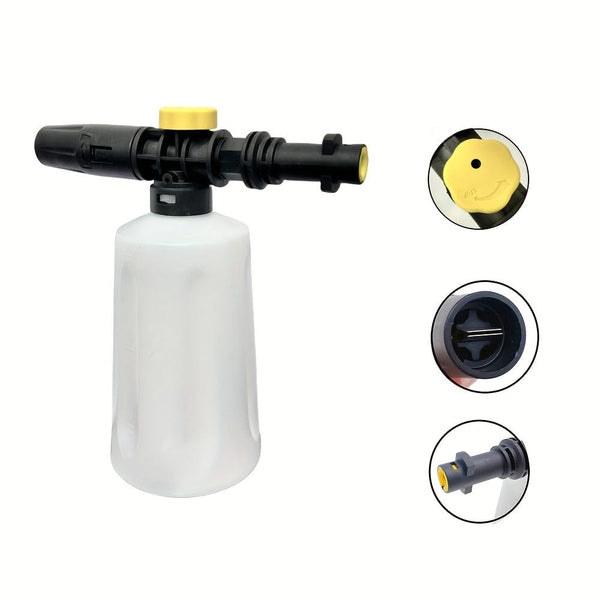 Planet Gates K2-K7 / 700ML 1pc Foam Cannon Jet Bottle Snow Foam Lance Washer Kit For Karcher K2 K3 K4 K5 K6 K7 K Series, Soap Generator High Pressure Washer Car Foamer Wash Adjustable Sprayer Nozzle 700ML
