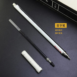 Planet Gates Kaigaku / Length 20cm 20CM Anime Demon Slayer Sword Model Gel Pen Kimetsu No Yaiba Tanjirou Weapon Black Refill Cosplay Prop Student Gift Box Package