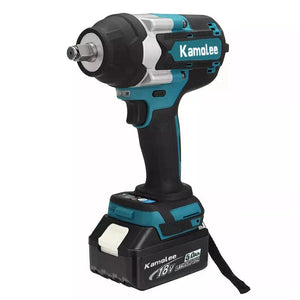 Planet Gates Kamolee 1800 N.M High Torque DTW700 Brushless Cordless Electric Impact Wrench 1/2 In Lithium-Ion Battery For Makita 18V Battery