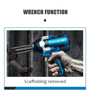 Planet Gates Kamolee 1800 N.M Torque DTW700 Brushless Electric Impact Wrench 1/2 In Lithium-Ion Battery For Makita 18V Battery