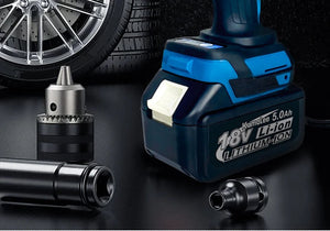 Planet Gates Kamolee 1800 N.M Torque DTW700 Brushless Electric Impact Wrench 1/2 In Lithium-Ion Battery For Makita 18V Battery