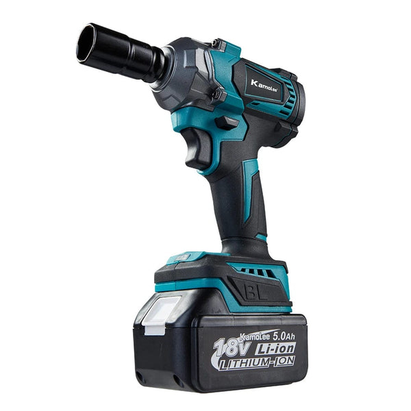 Planet Gates Kamolee Electric Wrench DTW500 Brushless Cordless 1200 N.m Included Battery and Charger Compatible with 18V Makita Battery