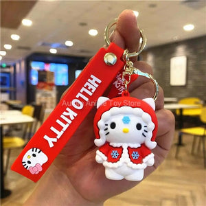 Planet Gates Kawaii Anime Sanrio Hello Kitty Keychain Pendant Holder Key Chain Car Keyring Mobile Phone Bag Hanging Jewelry Kids Toys Gifts