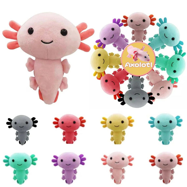 Planet Gates Kawaii Axolotl Plush Toy Axolotl Toy Axolotl Fish Axolotl Plushies Figure Doll Kawaii Animal Pink Axolotl Stuffed Dolls Gifts