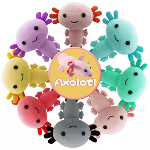 Planet Gates Kawaii Axolotl Plush Toy Axolotl Toy Axolotl Fish Axolotl Plushies Figure Doll Kawaii Animal Pink Axolotl Stuffed Dolls Gifts