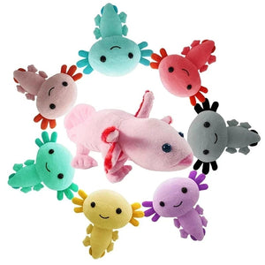 Planet Gates Kawaii Axolotl Plush Toy Axolotl Toy Axolotl Fish Axolotl Plushies Figure Doll Kawaii Animal Pink Axolotl Stuffed Dolls Gifts