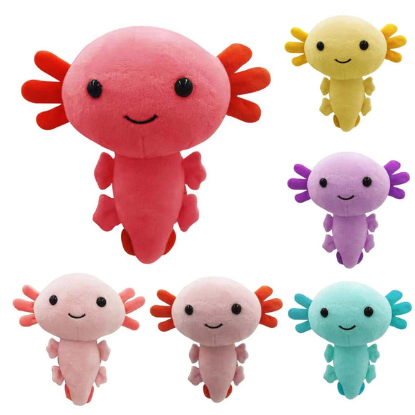Planet Gates Kawaii Axolotl Plush Toy Axolotl Toy Axolotl Fish Axolotl Plushies Figure Doll Kawaii Animal Pink Axolotl Stuffed Dolls Gifts