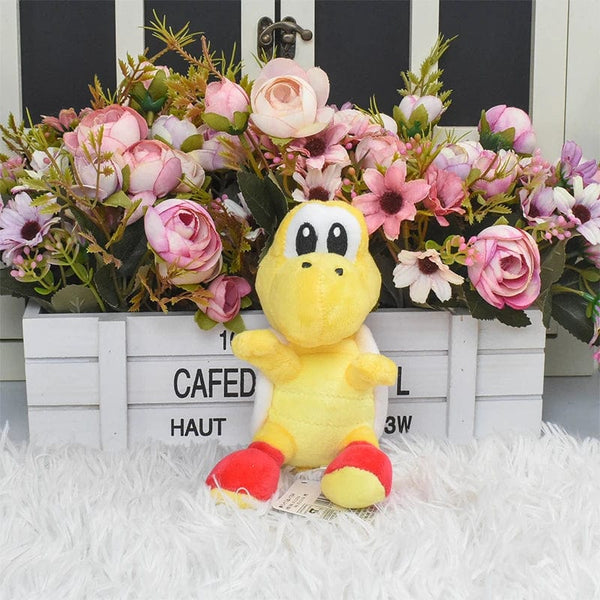 Planet Gates Kawaii Mario Bros Koopa Troopa Bob-omb Buddy Super Star Soft Plush Toy Funny Anime Stuffed Yellow Super Star Peluche Doll