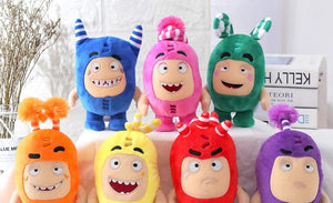 Planet Gates Kawaii Oddbods Fuse Bubbles Newt Pogo Slick Jeff Zee Plush Stuffed Toys Cute Cartoon Anime Mini Dolls Soft Pillow Kid Child Gift