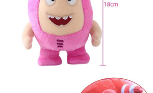 Planet Gates Kawaii Oddbods Fuse Bubbles Newt Pogo Slick Jeff Zee Plush Stuffed Toys Cute Cartoon Anime Mini Dolls Soft Pillow Kid Child Gift