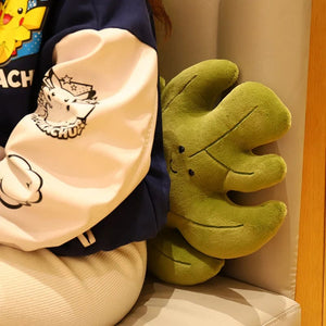Planet Gates Kawaii Plush Leaves Pillow Cushion Toys Soft Maple Leaf Ginkgo Plant Full Stuffed Toys Room Christmas Holiday Party Decor Gift