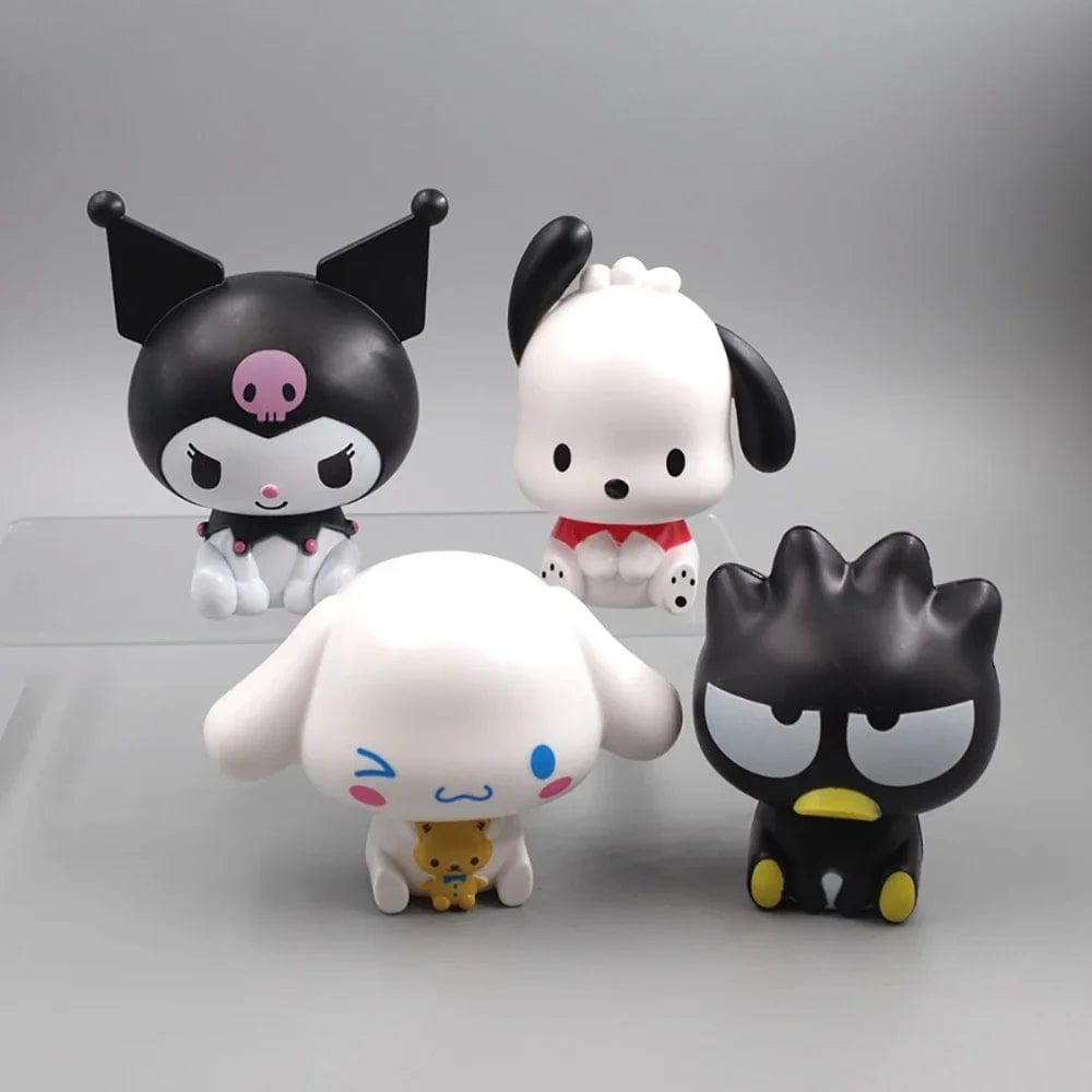 Planet Gates Kawaii Sanrio Anime Figure Cinnamoroll Pachacco Kuromi Doll Hello Kitty Action Figures DIY Cake Decorate Toys Gifts for Children