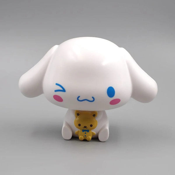 Planet Gates Kawaii Sanrio Anime Figure Cinnamoroll Pachacco Kuromi Doll Hello Kitty Action Figures DIY Cake Decorate Toys Gifts for Children