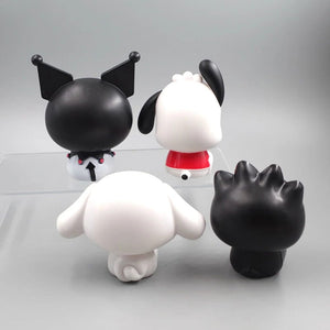 Planet Gates Kawaii Sanrio Anime Figure Cinnamoroll Pachacco Kuromi Doll Hello Kitty Action Figures DIY Cake Decorate Toys Gifts for Children