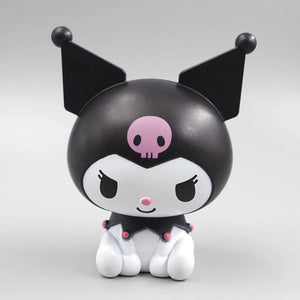 Planet Gates Kawaii Sanrio Anime Figure Cinnamoroll Pachacco Kuromi Doll Hello Kitty Action Figures DIY Cake Decorate Toys Gifts for Children