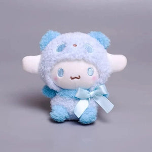 Planet Gates Kawaii Sanrio Keychain Plush Anime Kuromi Doll Keyring Hello Kitty Plushie  Cinnamoroll KeyChains Bag Pendant Toy Gift for Girls