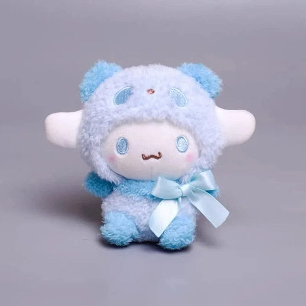 Planet Gates Kawaii Sanrio Keychain Plush Anime Kuromi Doll Keyring Hello Kitty Plushie  Cinnamoroll KeyChains Bag Pendant Toy Gift for Girls
