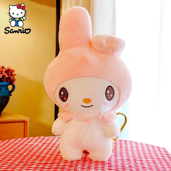 Planet Gates Kawaii Sanrio Plush Toys 25cm Kuromi My Melody Plushies Dolls Cute Sanrio Merch Cartoon Anime Stuffed Plush Toys Birthday Gifts