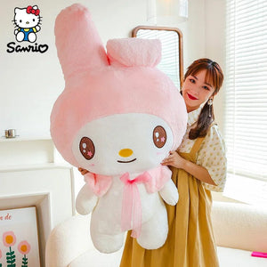 Planet Gates Kawaii Sanrio Plush Toys 25cm Kuromi My Melody Plushies Dolls Cute Sanrio Merch Cartoon Anime Stuffed Plush Toys Birthday Gifts