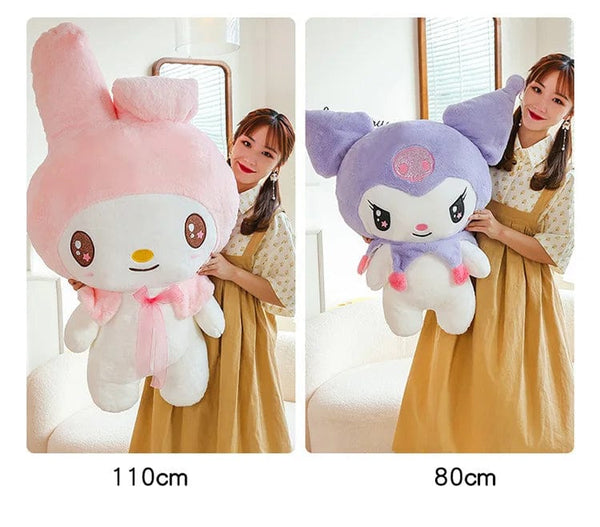 Planet Gates Kawaii Sanrio Plush Toys 25cm Kuromi My Melody Plushies Dolls Cute Sanrio Merch Cartoon Anime Stuffed Plush Toys Birthday Gifts